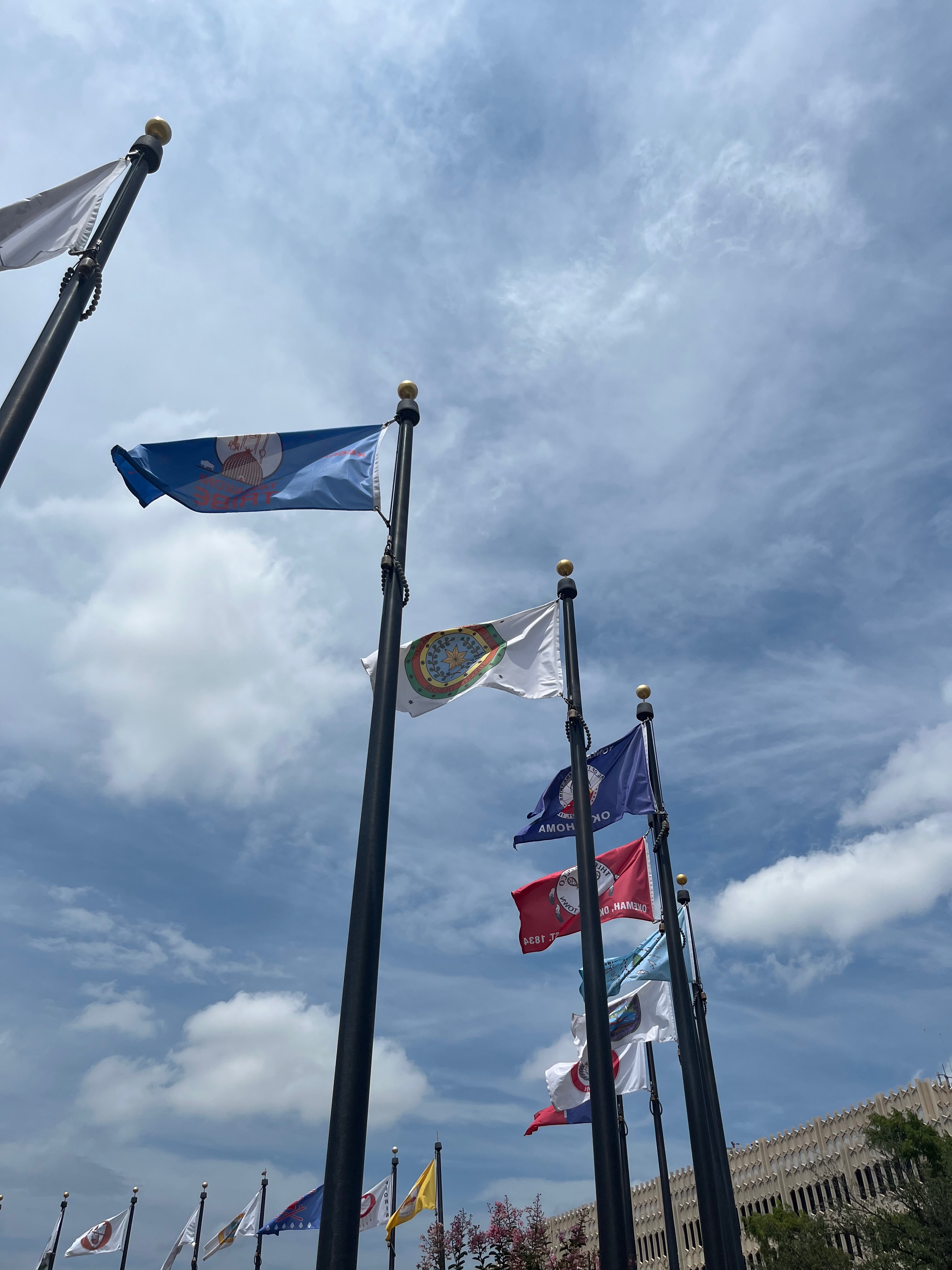 Flags of some Oklahoma tribes